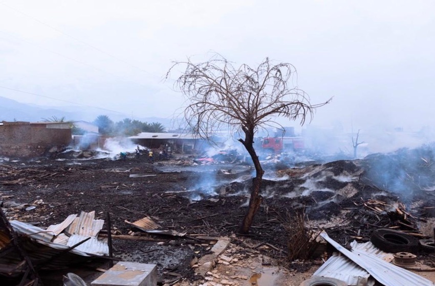  Incendie au marché "Bujumbura City Market" : des pertes évaluées à plus d’un milliard et demi de francs burundais